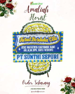 Papan Bunga Duka di Tanjung Bumi